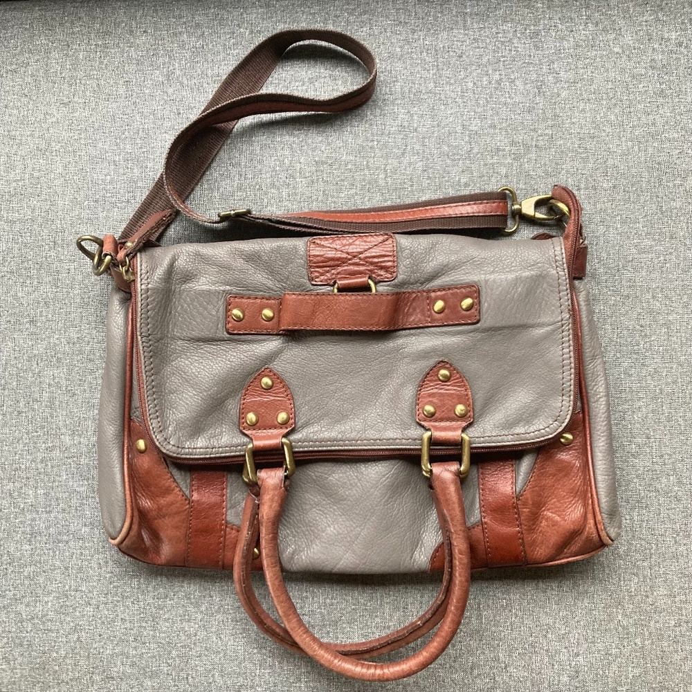 Italian Leather Messenger Bag